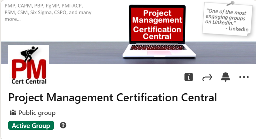 Project Management  Certification Central group on LinkedIn